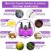 GIFBEA Hair Growth Shampoo and Conditioner Set with Rosemary Oil Serum - Biotin, Argan Oil, Castor Oil, Coconut, Keratin, Rice Water - Hair Loss Treatment for Men & Women - Buy Online on GoSupps.com