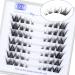 LZM Individual Eyelashes C Curl Fake Lashes Natural Eyelashes Individual DIY Eyelash Extensions False Eyelashes Natural Look z03-mix