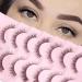 Parriparri Cat Eye Fluffy Wispy False Eyelashes - Natural Look 7 Pairs Mink 02 - Buy Online on GoSupps.com