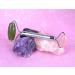 GEM PWR Rose Quartz + Jade Roller for Face and Neck Massage - Dual Gemstones with Steel Handle and Travel Bag for Minimizing Wrinkles and Puffiness, Restoring Skin's Elasticity and Radiance - Buy Online on GoSupps.com