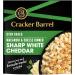 Cracker Barrel Sharp White Cheddar Oven Baked Macaroni & Cheese Dinner (12.3 oz Bag)