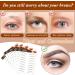 MWOOT 6 Sheets Hair-Like Eyebrow Tattoos Stickers 4D Natural Fake Eyebrow Transfers Stickers Waterproof Temporary Brow Grooming Shaping Eyebrow Stickers for Women and Girls((Brown-12) - Buy Online on GoSupps.com