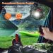 Portable 3-in-1 Camping Fan with 25-Hour Battery Life, 7800mAh Power Bank, Remote Control, USB Rechargeable - Ideal for Tents, Hiking, BBQ, Hunting - Black Red - Buy Online on GoSupps.com