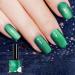 Metal Pearl Gel Nail Polish Green Mermaid Shell Thread Glitter Holographic Soak Off UV LED Varnish Shimmering Metallic Shining Sparkling Long Lasting DIY Art Manicure at Home Gift for Women - Buy Online on GoSupps.com