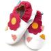 MiniFeet Premium Soft Leather Baby Shoes: Buy 4 Pairs, Get 1 Free! Toddler Shoes 0-6 Months to 4-5 Years - Pink Flower Design - Buy Online on GoSupps.com