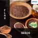 Nova Nutritions Certified Organic Whole Flax Seeds 16oz - Premium Quality Superfood - Buy Online on GoSupps.com