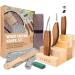 Wood Carving Kit for Beginners - 19PCS Tools with 3 Whittling Knives, Basswood Blocks, Gloves, Strop Block, Polishing Compound - Hobbies for Adults - Buy Online on GoSupps.com