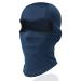 FroHewin storm hood balaclava summer thin breathable face mask polyester for men women motorcycle bicycle outdoor running sport 54-58 blue