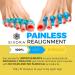 Sixora Premium Gel Toe Separators for Overlapping Toes - Toe Straighteners, Spacers, Hammer Toe & Bunion Corrector - Correct Your Toes Naturally! - Buy Online on GoSupps.com