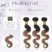 Buy 7A Virgin Body Wave Brazilian Hair Bundles - 18 Ombre #1BT30 Natural Black Light Auburn Extensions - Buy Online on GoSupps.com