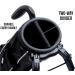 Sleek and Lightweight Sunday Golf Bag with Stand and Strap - Ideal for Pitch & Putt, Par 3, Executive Courses - Durable & Easy to Carry - 31.5 inches Tall (Black) - Buy Online on GoSupps.com