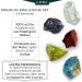Buy Lavisa Premium Healing Stones Gemstones Set | 100% Natural Mineral Stones for Water Treatment & Decoration | 5 Element Gem Water Mix - Buy Online on GoSupps.com