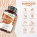 Organic Mushroom Complex 8-180 Capsules - 1000mg - Lion's Mane & 7 Mushroom Blends -Turmeric & Ginger - Vegan - 180 Count - Buy Online on GoSupps.com