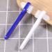 SUPVOX 2PCS False Teeth Brushes - Two-Side T-Shape Denture Toothbrush (White + Blue) - Buy Online on GoSupps.com