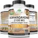 NaturaLife Labs Organic Ashwagandha 2100 mg - 100 Capsules | Natural Stress Relief & Wellness Support - Buy Online on GoSupps.com