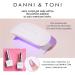 DANNI & TONI Semi Cured Gel Nail Strips Purple (Mulberry) - 16 Thin Gel Nail Stickers - Buy Online on GoSupps.com