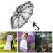 Lace Umbrella Parasol - Vintage Mini Umbrella for Wedding Stage Props & Decoration - Black - Buy Online on GoSupps.com