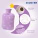 DICEVER Hot Water Bottle with Soft Cover 2L Hot Water Bag for Menstrual Cramps Neck and Shoulder Pain Relief Hot and Cold Therapies Hand Feet Warmer Purple Dark Purple - Buy Online on GoSupps.com