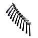 Twin Blade Black Disposable Razors - Pack of 100 | Professional & Home Use - Buy Online on GoSupps.com