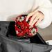 Anna Cowper Red Black Ladybugs Flowers Menstrual Cup Pouch - Portable Period Bag for Women/Girls | Multi-Colored Sanitary Napkin Storage Case - Buy Online on GoSupps.com