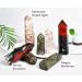 AMOYSTONE African Bloodstone 6 Faceted Obelisk Tower 2.2-2.6 lbs - Healing Crystal for Reiki Chakra Meditation Therapy - Buy Online on GoSupps.com