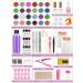 Yokilly Acrylic Nail Kit - Beginner-Friendly Nail Extension Set with Acrylic Powder, False Nails, Glitter, Brushes - Colorful 1 - Buy Online on GoSupps.com
