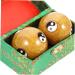 Ultechnovo 4-Piece Massage Globe Set - Chinese Stress Massage Balls for Wrist & Foot Therapy | Fitness Rolling Handballs for Relaxation & Stress Relief - Buy Online on GoSupps.com