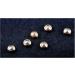 Mezerdoo 1 Box AB Beige Metal Edge Glitter Nail Beads Studs Beauty Charm Nail Art DIY Pearls Decorations Wheel Half Round Pearls Metal Rhinestone 3D Nail Art Flat Beads - Buy Online on GoSupps.com