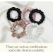 LILYSILK Silk Thin Hair Scrunchies - Frizz & Breakage Prevention - 100% Mulberry Silk Hair Ties - Elastic Ponytail Holders - Black+Coffee+Pink - 3 Count - Buy Online on GoSupps.com