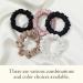 Lilysilk 100% Silk Hair Tie for Women Ponytail Holder Hair Bands Multi-way Packs (3 Thin Coffee Rings) - Buy Online on GoSupps.com