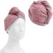 Homelevel 2x Terry Hair Turban - Quick-Drying 100% Cotton Hair Towels in Gray & Old Pink - Lightweight Hair Accessory - Buy Online on GoSupps.com