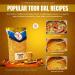 Taj Premium Indian Toor Dal Kori Unoily Madhi 8lb - Pack of 1 - Buy Online on GoSupps.com