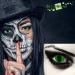 Green Cat Eyes Halloween Costume Contact Lenses - Soft Dragon Color 1 Pair No Strength - Buy Online on GoSupps.com