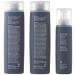 OM4 Hair Care Trio & Travel Bag - Men's Invigorating Shampoo Conditioner & Hair Elixir Set for Ultimate Scalp Conditioning - International Shipping Available - Buy Online on GoSupps.com
