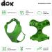 Ddoxx Reflecting Airmesh Step-in Dog Harness - Adjustable Small Size (Green) for All Breeds - Neck 20-28 cm Breast 32-44 cm - Buy Online on GoSupps.com