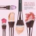 SOLVE Professional 16pcs Makeup Brushes Set with Case - Foundation & Eyeshadow Brush Set - Travel Friendly with Wooden Handles and Soft Synthetic Fiber - Buy Online on GoSupps.com