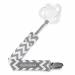 BooginHead Baby PaciGrip Pacifier Clip - Chevron Gray - Buy Online on GoSupps.com