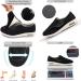 Youyun Diabetic Shoes for Men X-Wide Width | Adjustable Velcro Closure | Lightweight & Non-Slip Walking Shoes | Edema & Swollen Feet Relief | 10.5 Wide Black - Buy Online on GoSupps.com