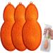 Bottle Cleaning Sponge Beans-Shaped Bottle Cleaning Sponge 3 Bottle Reusable Sponge Kids Bottle Cleaning Set Bottle Scrubber Cleaner Kids Bottle Cleaning Beans with 2 Aluminum Ceramic Balls Orange - Buy Online on GoSupps.com