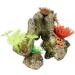 Nobby Aqua Ornaments Coral with Plants - 11x7x8.5 cm Ideal for Aquarium D cor | International Shipping - Buy Online on GoSupps.com