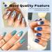 Non-Toxic Glamonade Nail Polish Set - 6 Sea Blue Green Colors - 0.24oz - Beginner Friendly - Perfect Gift for Women & Girls - Buy Online on GoSupps.com