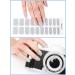 Kalolary Gel Nail Polish Strips Nail Gel Art Sticker Waterproof Full Nail Wraps Decal Sets with Nail File and Stick for Women Girls Nail Art Decor (UV/LED Lamp Required) (Shiny White) - Buy Online on GoSupps.com