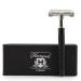 Twist Open Butterfly Style Men's Shaving De Safety Razor (Blades Not Included). Classic Vintage Razor Made in Stainless Steel.