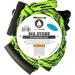 Hydro Homie Big Stoke Pro Wakesurf Rope 25' Green - Premium Quality Wakesurfing Rope - Buy Online on GoSupps.com