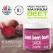 Organic Beet Juice Powder for Healthy Blood Pressure & Cholesterol - Pure USA Grown Superfood Supplement - Nitric Oxide Booster - Buy Online on GoSupps.com