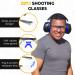TradeSmart Couples Gifts - Shooting Ear & Eye Protection Set with Glasses & Case (Blue/Clear) - Buy Online on GoSupps.com