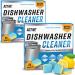 Dishwasher Cleaner Deodorizer Tablets 48 Pack - Value Size Deep Cleaning Descaler Pods Dish Washer Machine Clean, Heavy Duty & Septic Safe, Natural Limescale Remover, Hard Water, Calcium, Odor, Smell - Double Pack 48 Count 48 Tablets