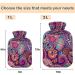 Naanle Vintage Paisley Hot Water Bottle with Cover - 1L Heat Bottle for Back Pain Relief & Cold Therapy - International Shipping Available - Buy Online on GoSupps.com