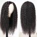 Megalook 20 Curly V Part Wig - 150% Density Human Hair for Black Women, No Glue, No Sew - Buy Online on GoSupps.com