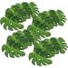 180Pcs Tropical Leaves Cupcake Toppers Turtle Leaves Cake Decorations Jungle Cake Toppers for Family Cupcake Food Decoration - Buy Online on GoSupps.com